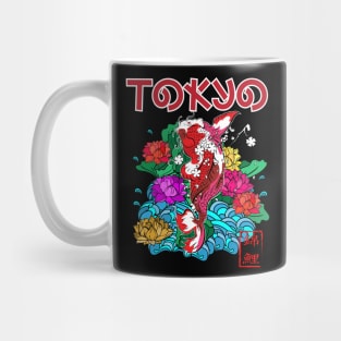 Koi Fish Japan Style.Japan traditional and couture. Mug